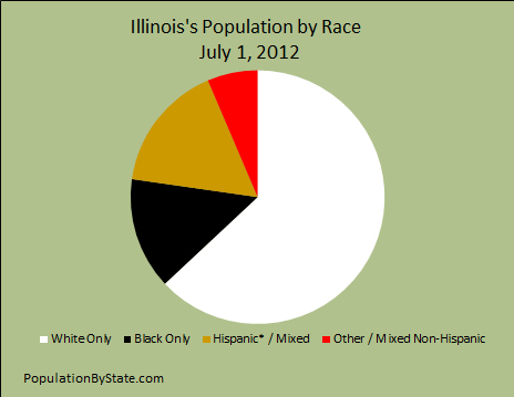 Breakdown of Races for Illinois for 2012.